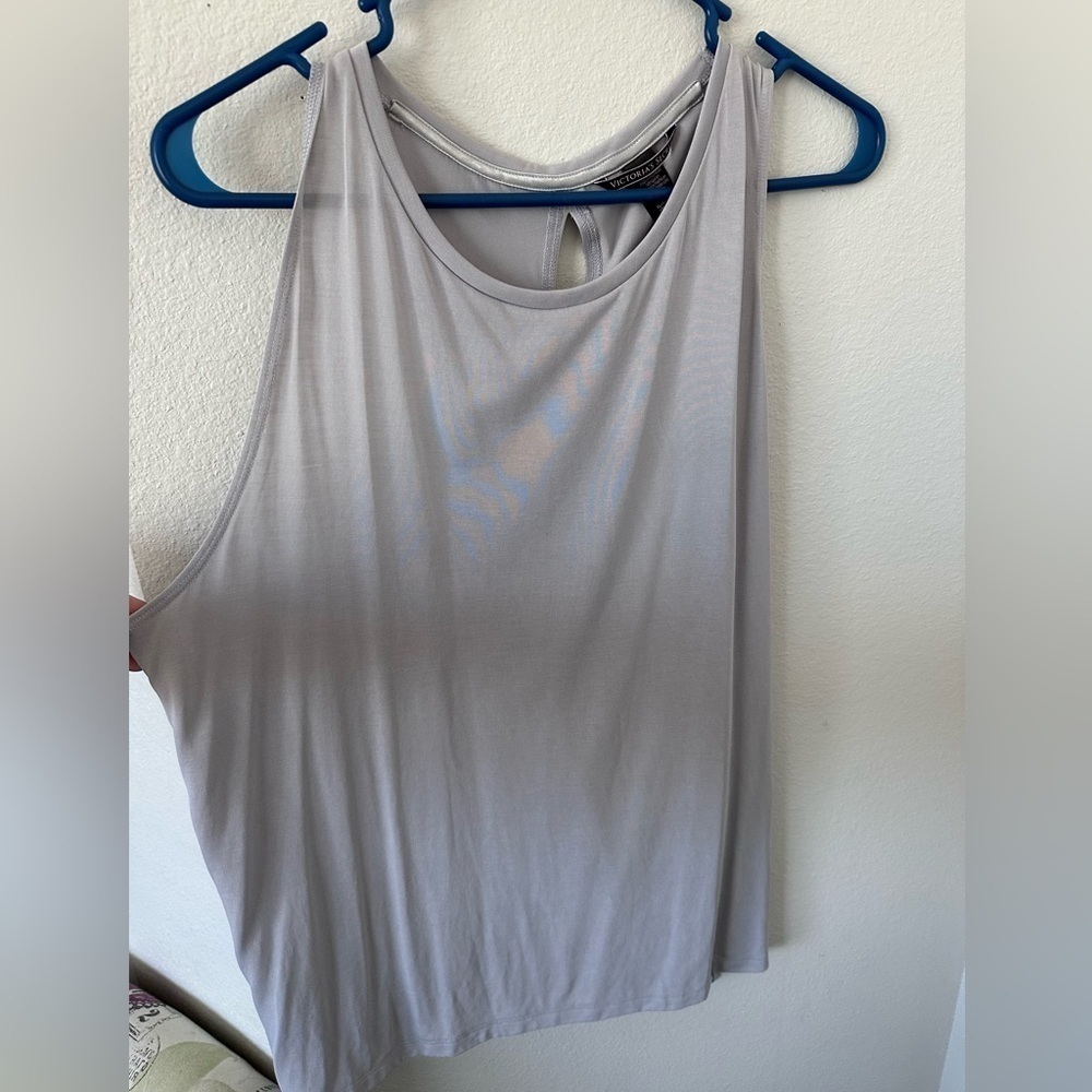 Victoria's Secret Gray Sleeveless Tank Top